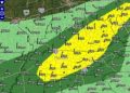 Thunderstorms with Pea-Sized Hail Hit Madison & Jackson Counties — Gusts Up to 40 MPH